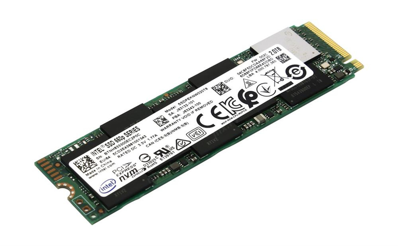 kærtegn Fil Øl SSDPEKNW020T801 Intel 660p Series 2TB QLC PCI Express 3.0 x4 NVMe (AES  256-Bits) M.2