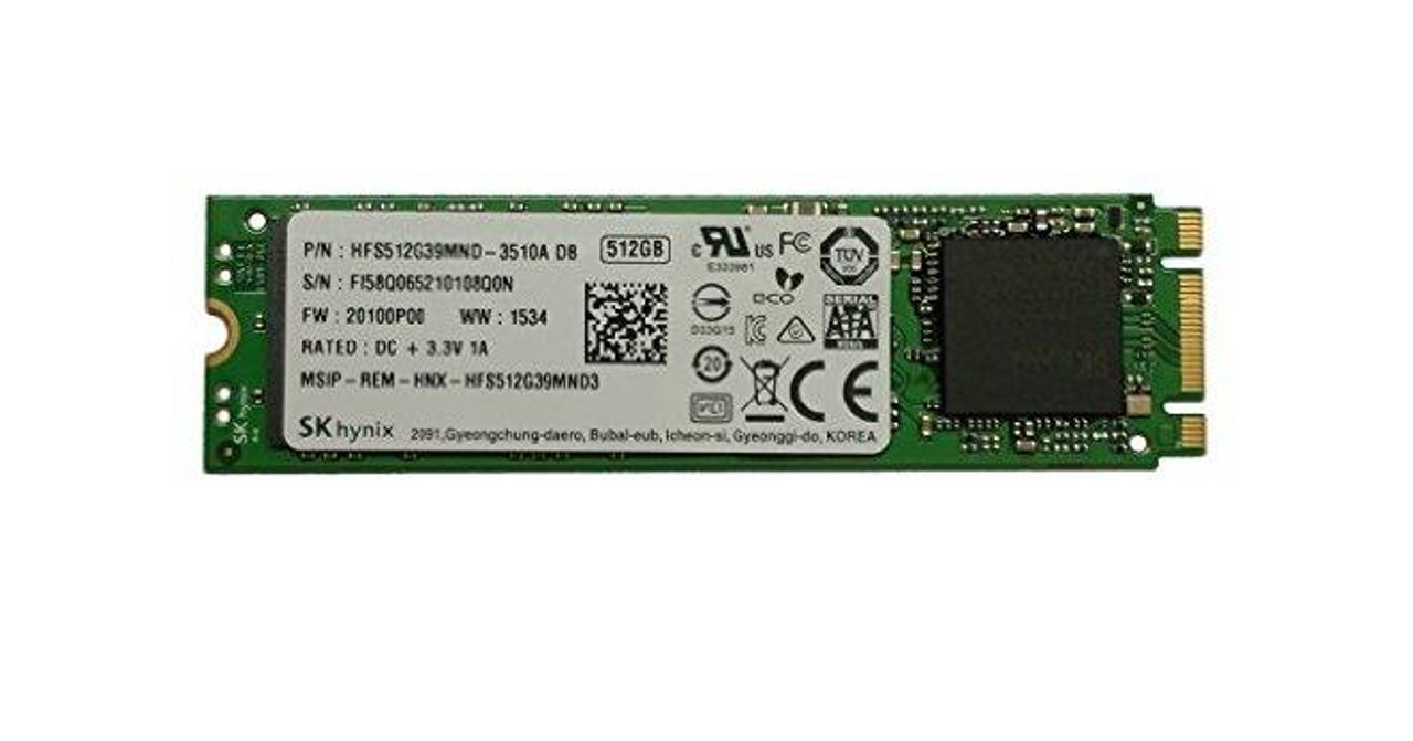 HFS512G39MND-3320A Hynix 512GB MLC SATA 6Gbps M.2 2280 Internal Solid State Drive (SSD)