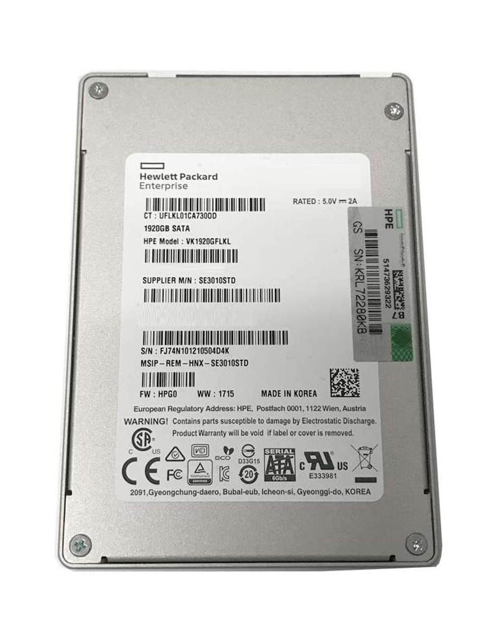 NIMBLE-1.92TB-SSD HP 1.92TB 2.5-Inch Internal Solid State Drive (SSD)