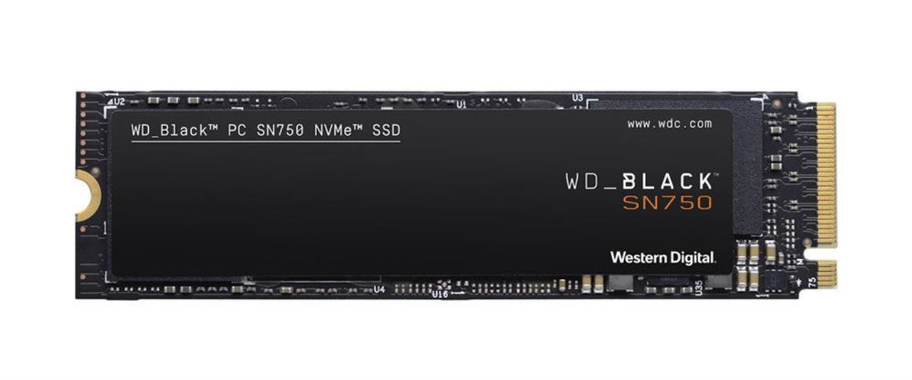 WDS100T3X0C Western Digital Black SN750 1TB TLC PCI Express 3.0 x4 NVMe M.2  2280 Internal Solid State Drive (SSD)