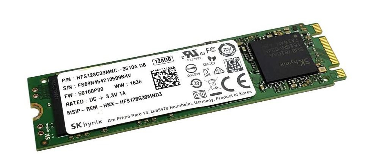 HFS128G39MNC-3510A Hynix 128GB MLC SATA 6Gbps M.2 2280 Internal Solid State Drive (SSD)