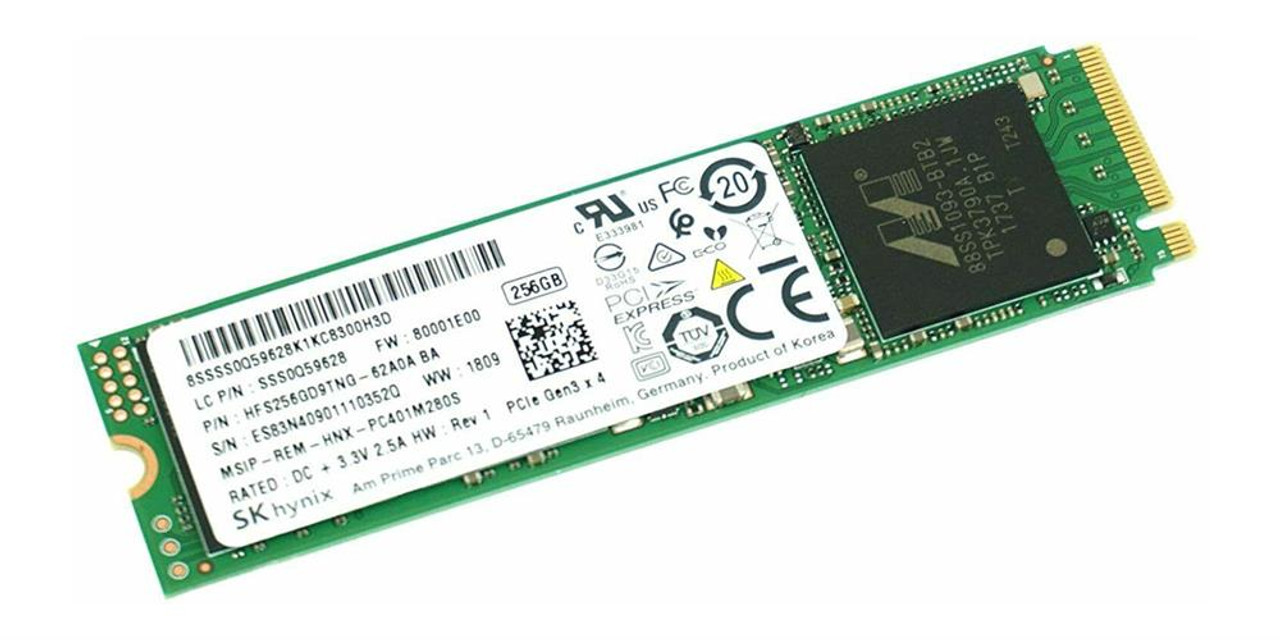 HFS256GD9TNG-62A0A Hynix PC401 256GB TLC PCI Express 3.0 x4 NVMe M