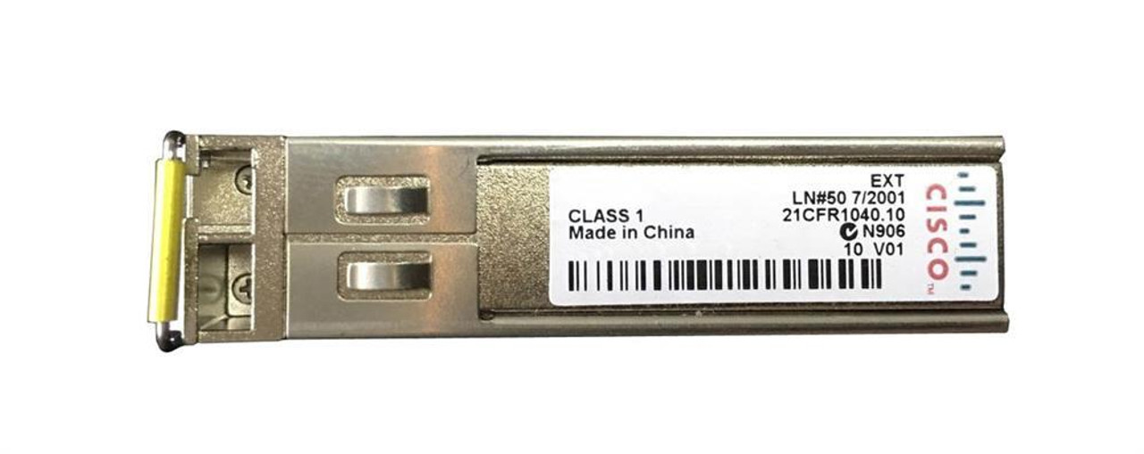 GLC-FE-100FX48 Cisco 100Mbps 100Base-FX Multi-Mode Fiber 2km 1310nm Duplex LC Connector SFP Transceiver Module (Refurbished)