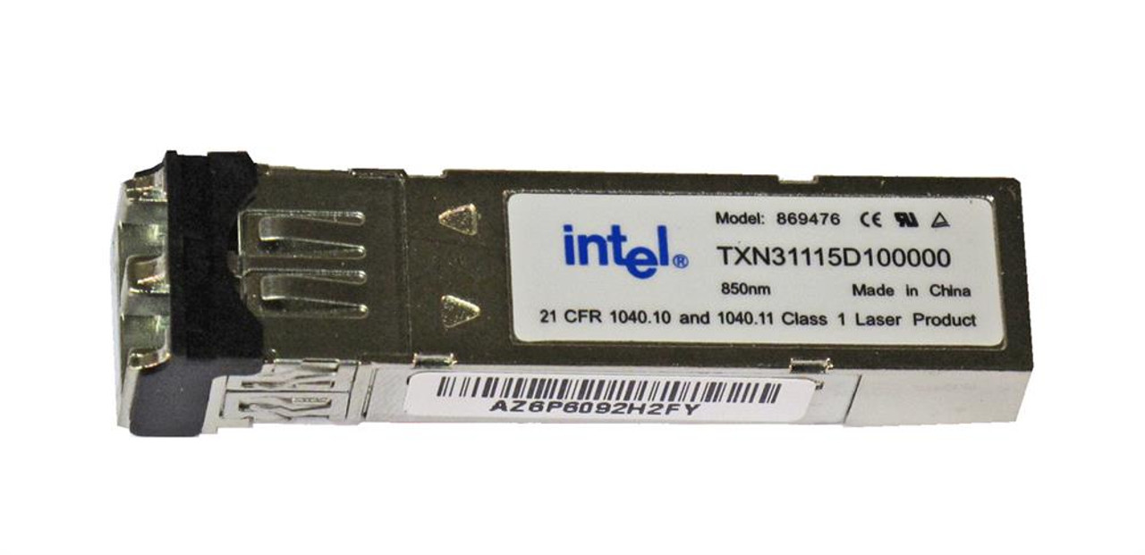TXN31115D100000 Intel 4.25Gbps 4GBase-SW Multi-mode Fiber 150m 850nm Duplex LC Connector SFP Transceiver Module