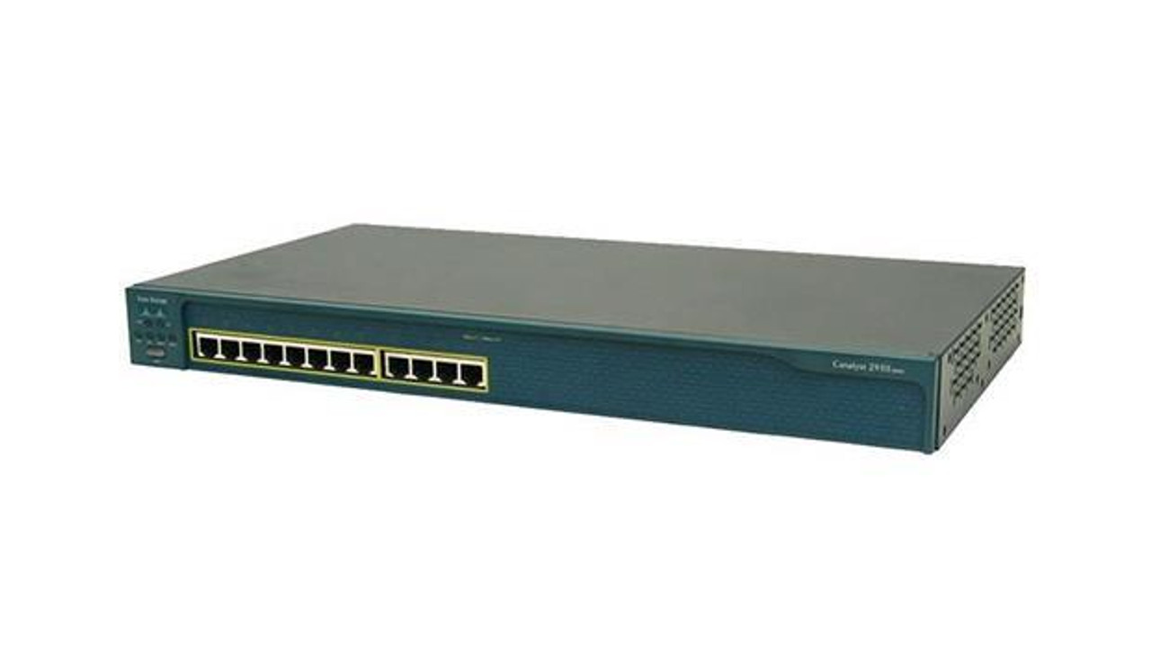 WS-C2912-LRE-XL= Cisco Catalyst 2912-LRE-XL 12 Fast Ethernet Ports Switch with 4 x Long Reach Ports (Refurbished)