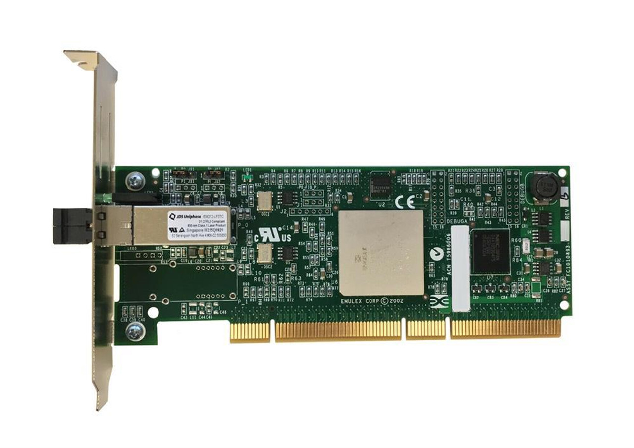 FC1020055-04B Emulex Network LightPulse 2GB Dual Ports PCI-X Fibre Channel Host Bus Adapter