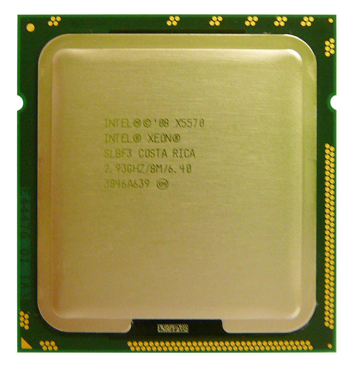 SLBF3 Intel Xeon X5570 Quad-Core 2.93GHz 6.40GT/s QPI 8MB L3 Cache Socket  LGA1366 Processor