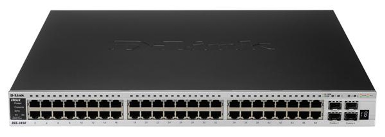DGS-3450 D-Link 48-Ports 2 10geth Slots 4-Combo Sfps Managed Switch (Refurbished)