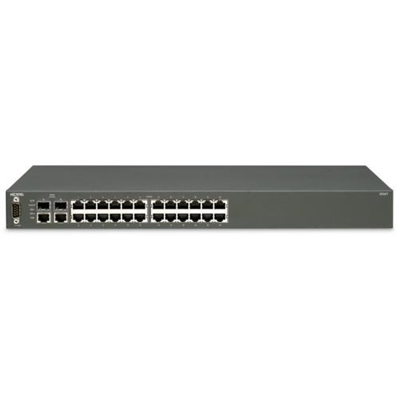 AL2500F01-E6 Nortel Ethernet Routing Switch 2526T with 24-Ports Fast Ethernet 10/100 ports- 2 Combo SFP with Power cord (Refurbished)