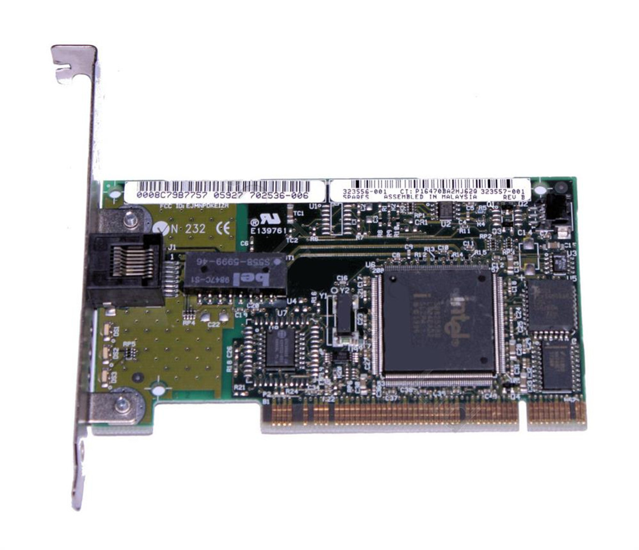 332557-001 HP Single-Port RJ-45 100Mbps 10Base-T/100Base-TX Fast Ethernet PCI Network Adapter