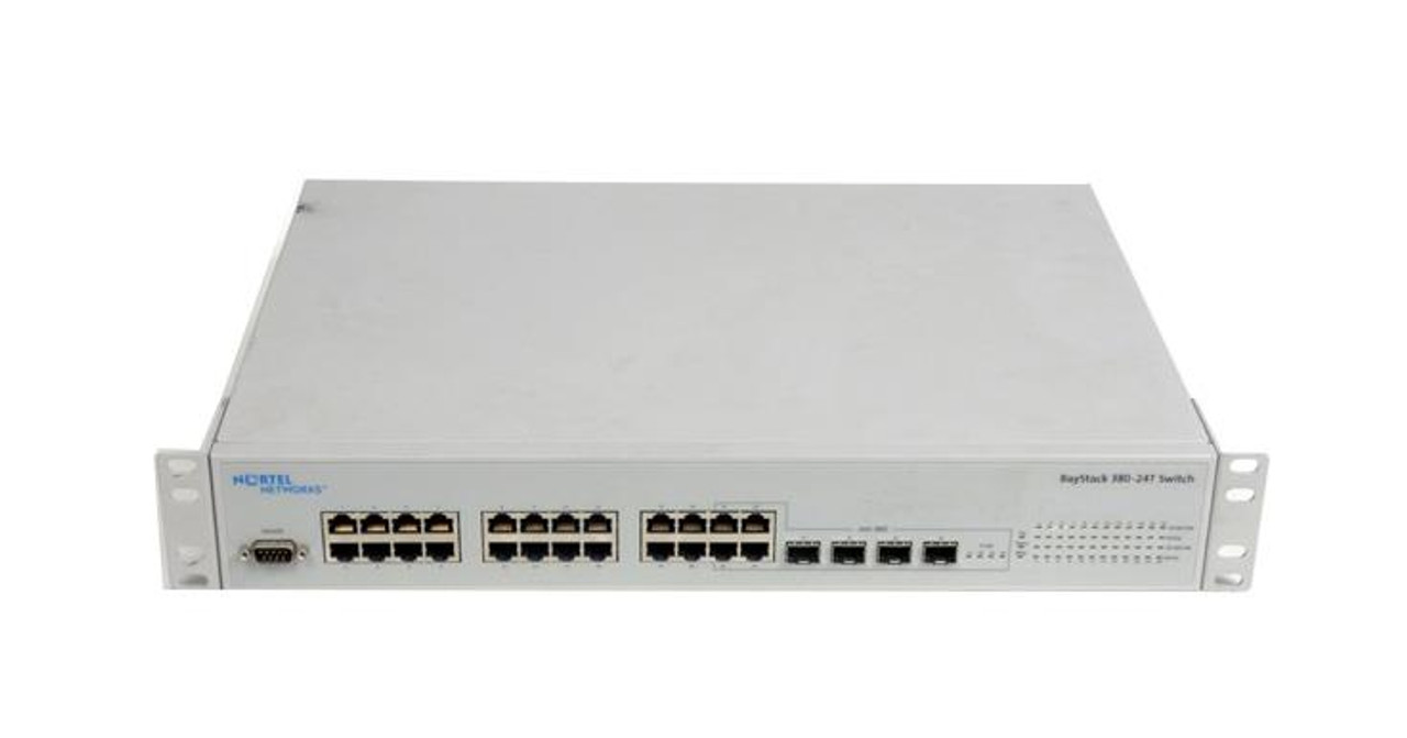 RMAL4412A01 Nortel BayStack 380-24T Standalone 24-Ports SFP 10/100/1000BaseT Gigabit Ethernet Switch (Refurbished)