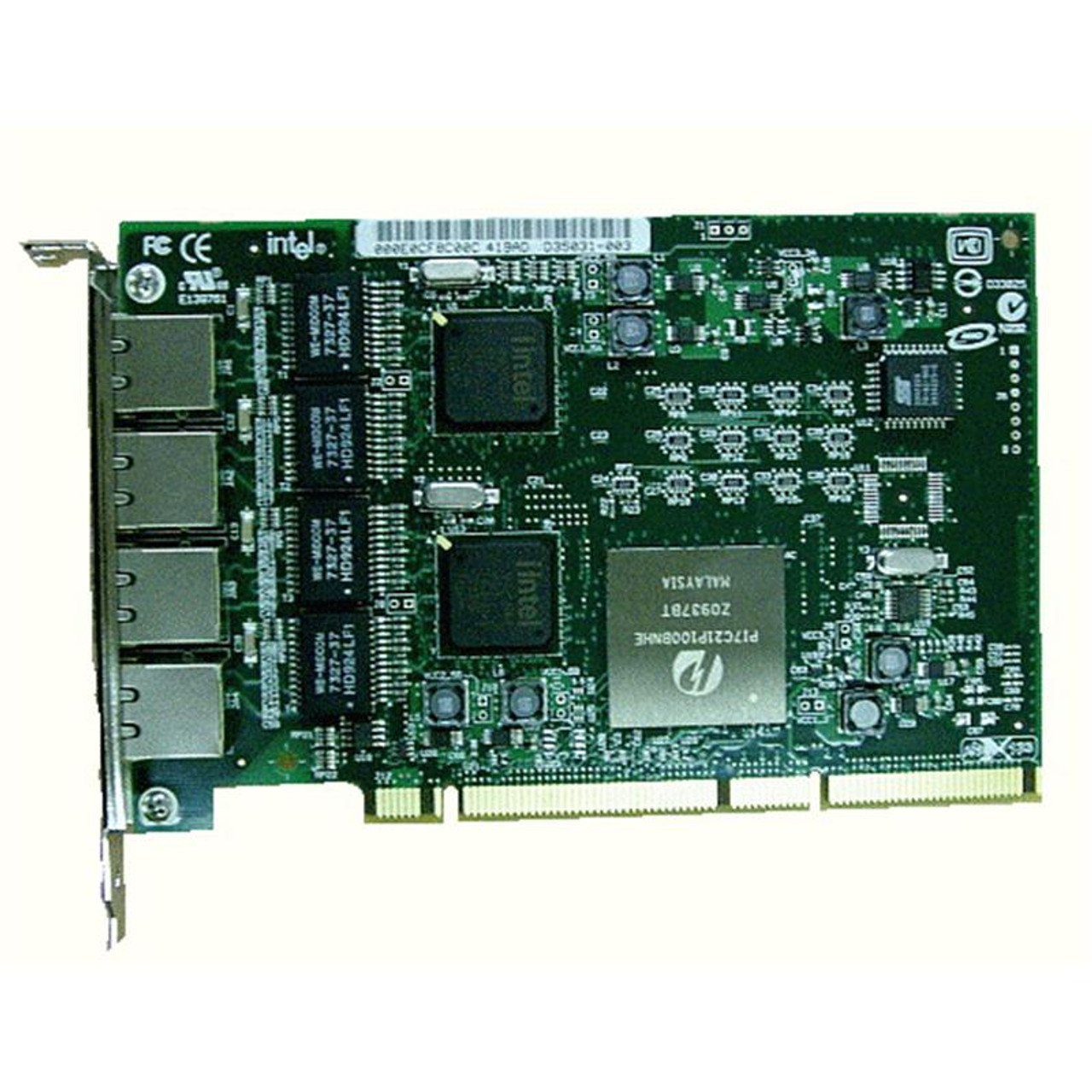 73P5201 IBM PRO/1000 GT Quad-Ports 1Gbps 10Base-T/100Base-TX/1000Base-T Ethernet PCI-X Server Network Adapter by Intel