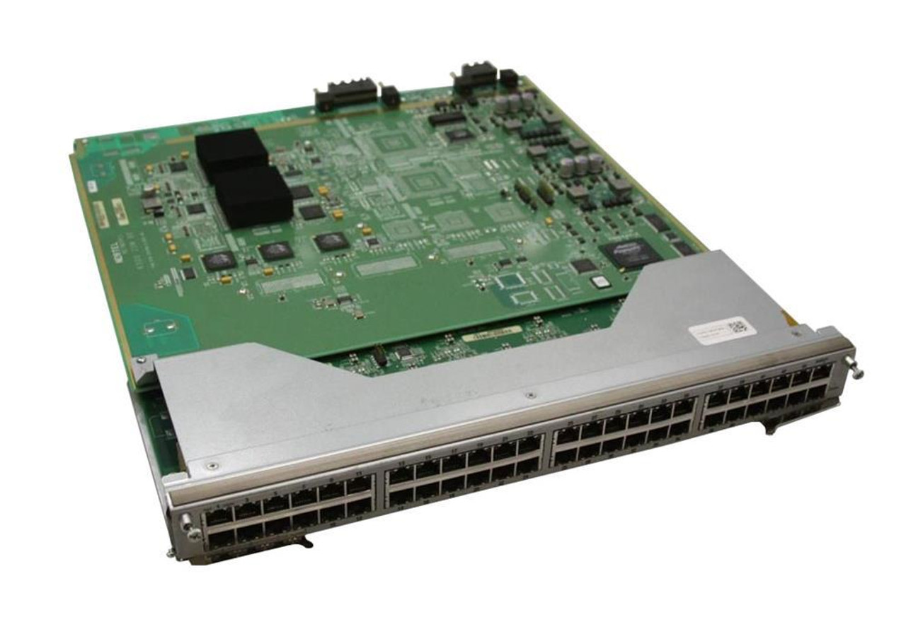 DS1404093-E5 Nortel Fast Ethernet Routing Switch 8348GTX Module 48-Ports RJ-45 Autosensing 10Base-T/100Base-TX/1000Base-T Ethernet Interface Module (Refurbished)