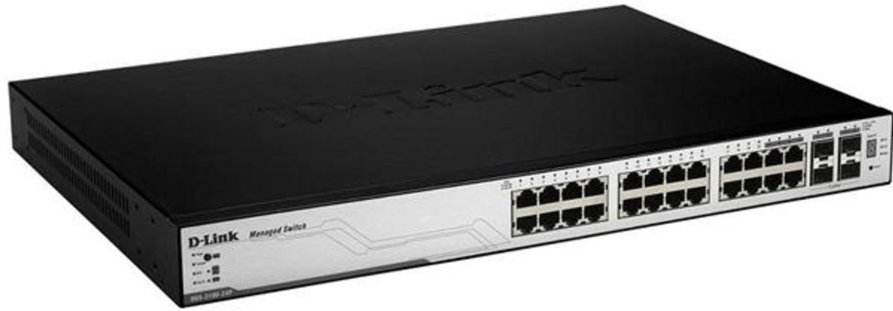 DGS-3100-24P D-Link Managed 24-Ports Gigabit Stackable PoE Layer 2