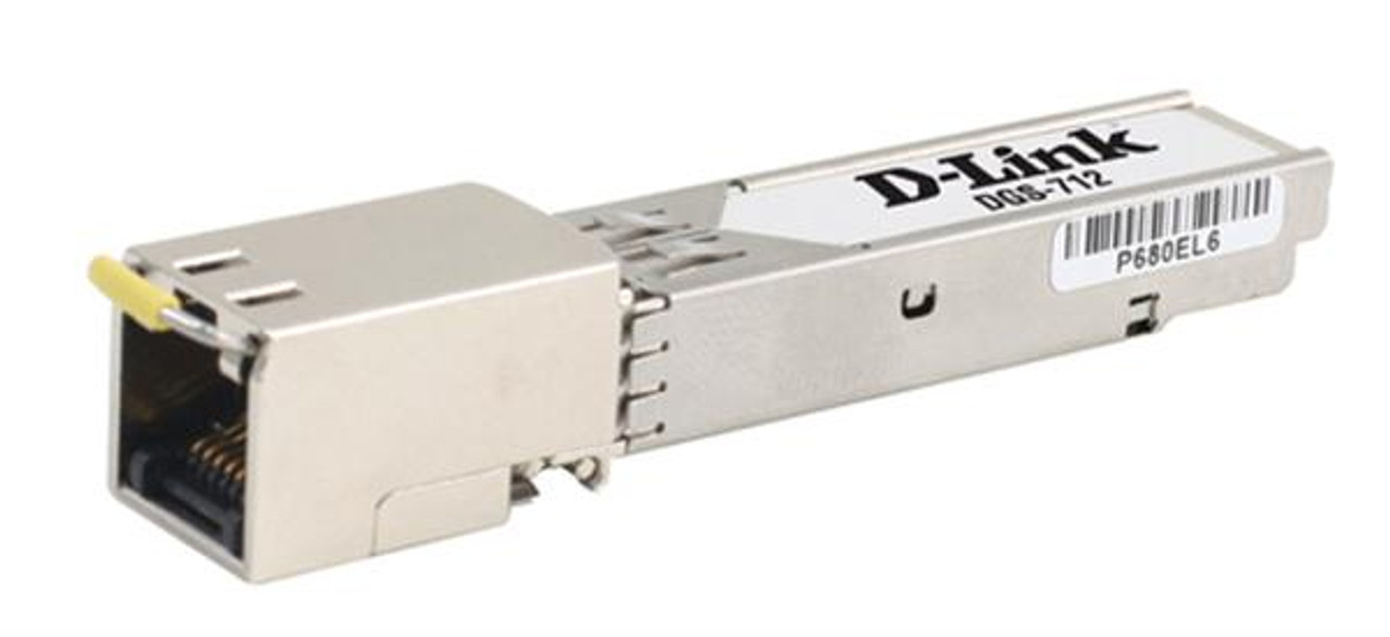 DGS-712 D-Link 1.25Gbps 1000Base-T Copper 100m RJ-45 Connector SFP Transceiver Module