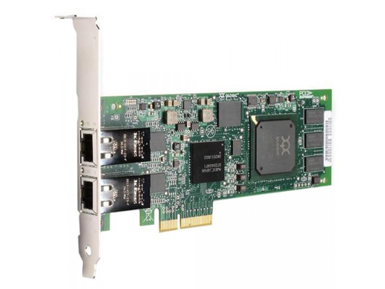 QLE4062C-IBMX QLogic Dual-Ports RJ-45 Copper 1Gbps Gigabit Ethernet ISCSI PCI Express Host Bus Network Adapter