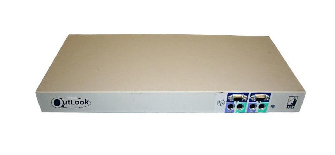 4160ES Avocent 16-Ports OutLook 4-User Switch Rack-Mountable (Refurbished)