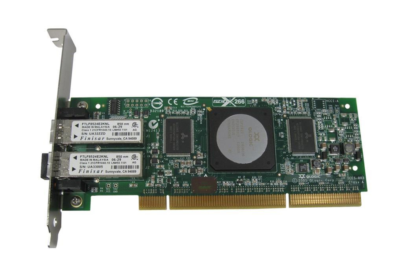 FC2410401-48 HP Dual-Ports LC 4Gbps Fiber Channel PCI-X Host Bus Network Adapter