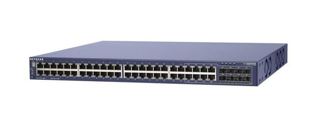 GSM7352SEU NetGear ProSafe 48-Ports 10/100/1000Mbps Stackable Gigabit Layer 3 Managed Switch (Refurbished)