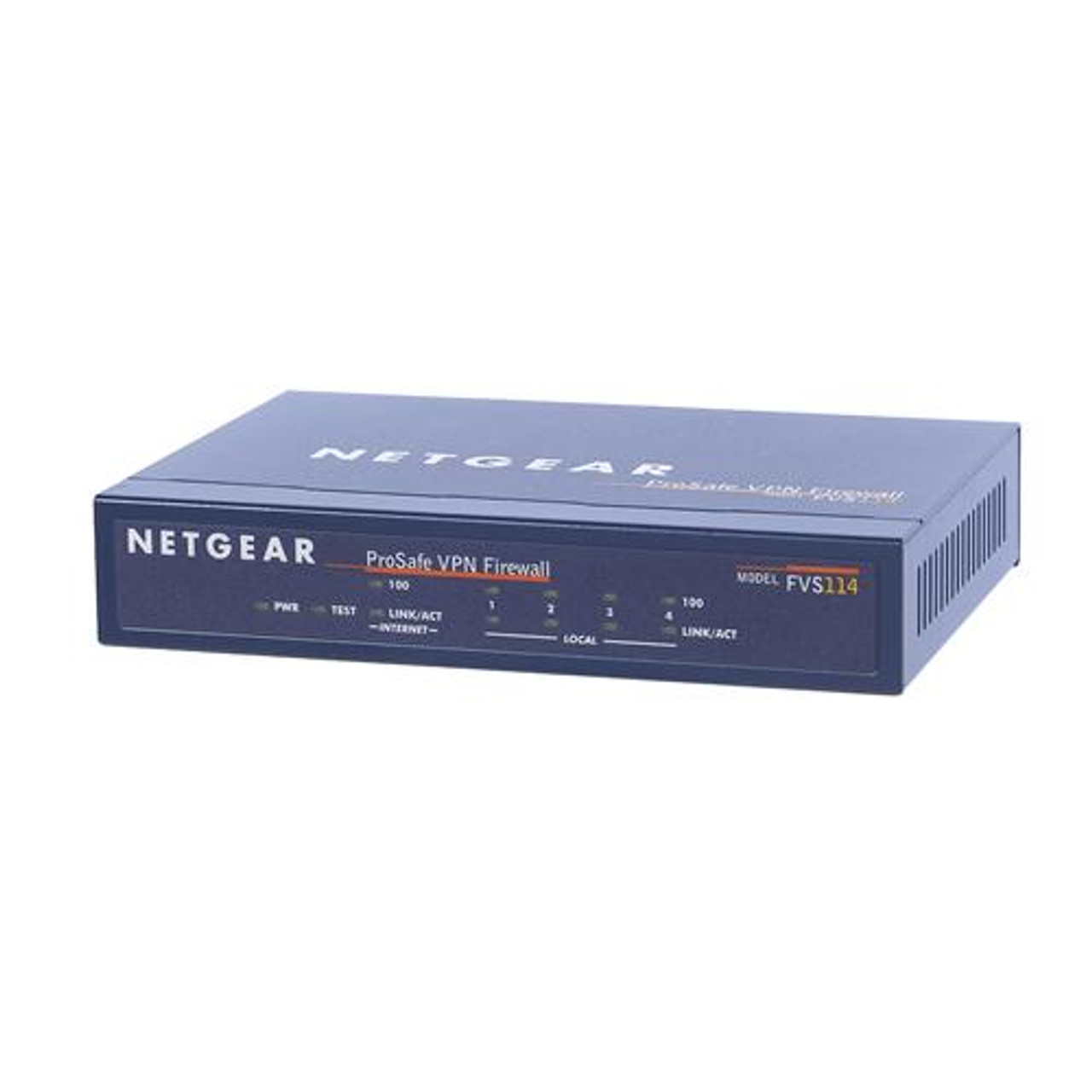 FVS114NA NetGear ProSafe VPN Firewall 8 With 4-Port 10/100Mpbs Switch  (Refurbished)