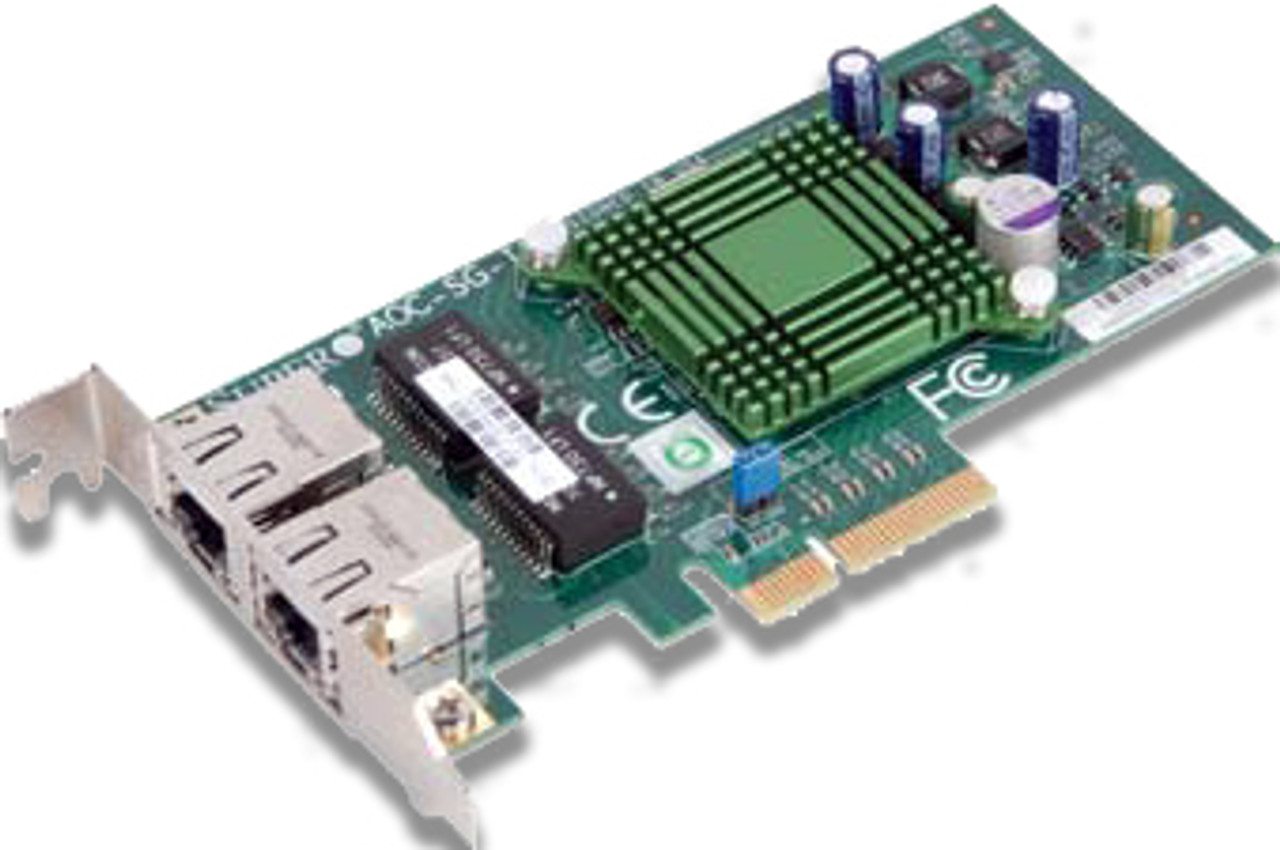 AOC-SG-I2 SuperMicro 2-Port Low-Profile Gigabit Ethernet PCI-E Adapter