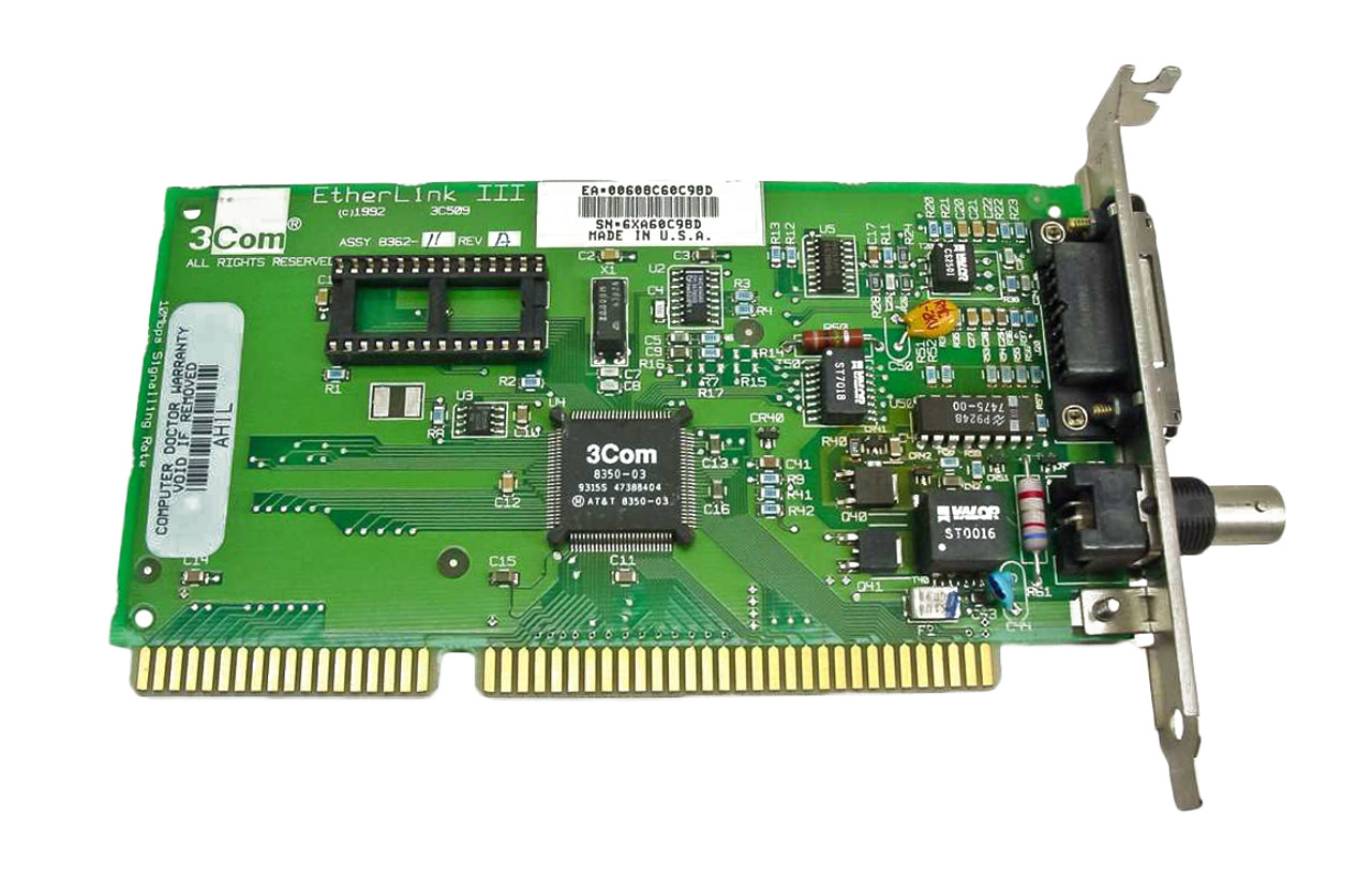 3C509COMBC 3Com 16-Bit Etherlink III Combo Network Adapter