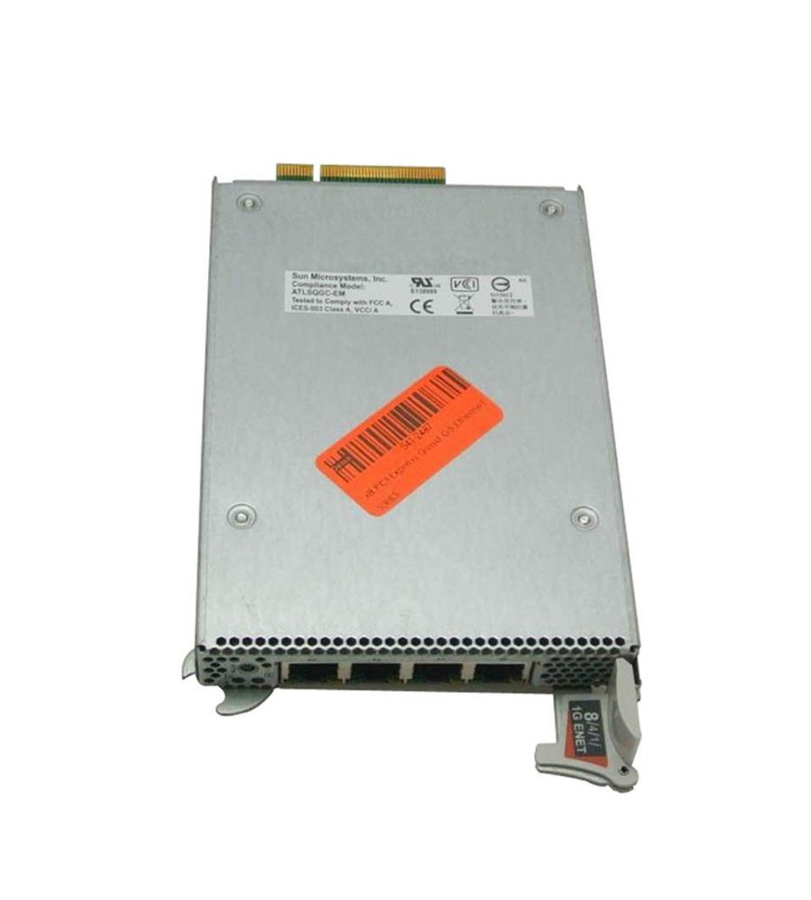 541-2487 Sun x8 PCI Express Quad Gigabit Ethernet UTP ExpressModule for Sun Blade T6320/X6220/6048 RoHS Y