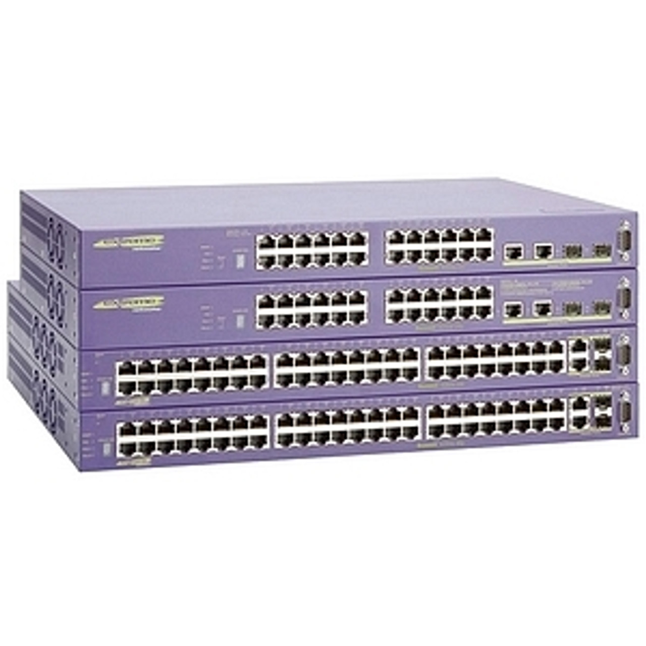 15107 Extreme Networks Summit X250e-48p 48-Ports Stackable Multilayer Ethernet Switch with PoE 48 x 10/100Base-TX, 2 x 10/100/1000Base-T, 2 x