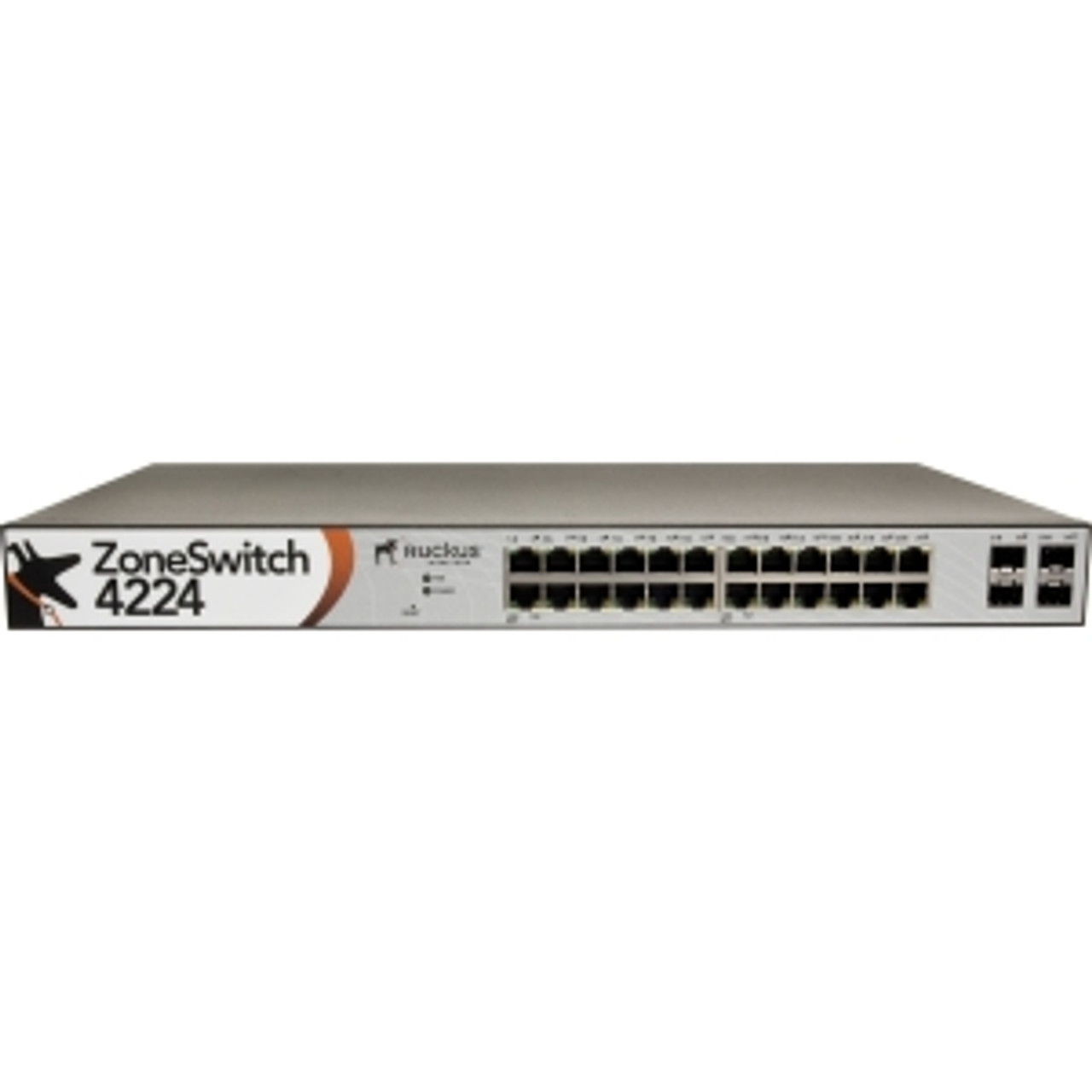 901-4224-US00 Ruckus Wireless ZoneSwitch 4224 Gigabit Ethernet Switch 24 Ports Manageable 24 x POE 4 x Expansion Slots 10/100/1000Base-T PoE Ports (Refurbished)