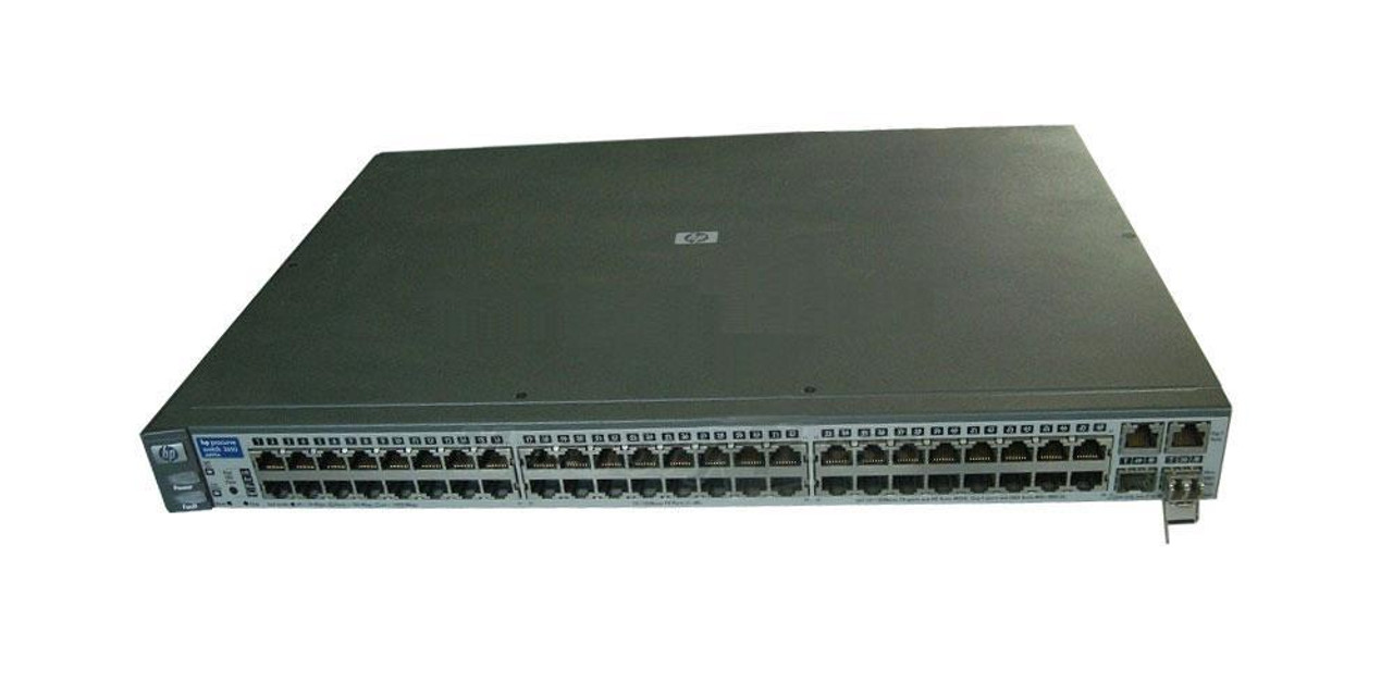 J4899-61301 HP ProCurve Switch 2650 48-Ports EN Fast EN 10Base-T 100Base-TX + 2x10/100/1000Base-T/SFP (mini-GBIC) 1U Rack-Mountable Stackable (Refurbi