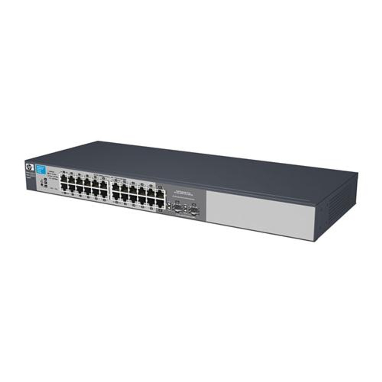 J9450A3FOR2 HP Procurve 1810-24G 24-Ports 10/100/1000Base-T RJ-45 Manageable Layer2 Rack-mountable Ethernet Switch with 2x Shared SFP (mini-GBIC) Ports