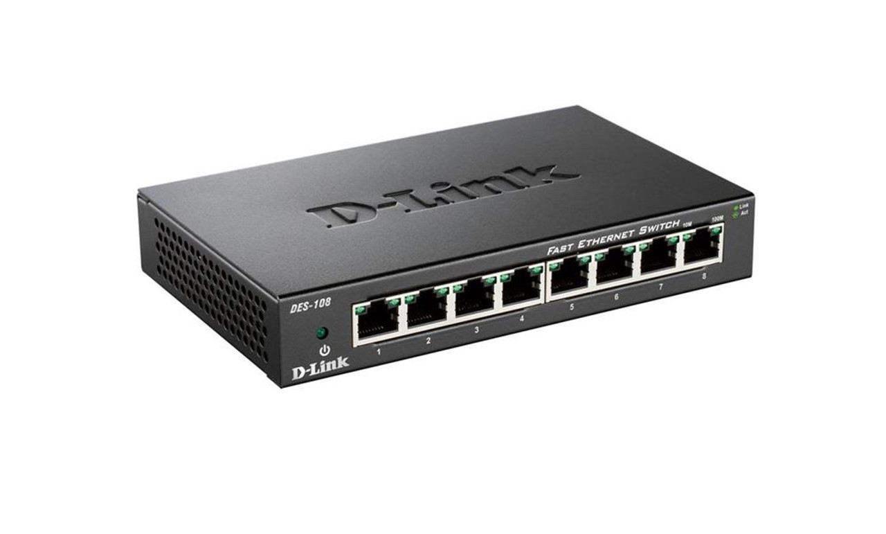 BDSS8AH1 D-Link 8-Ports Ethernet Switch (Refurbished)