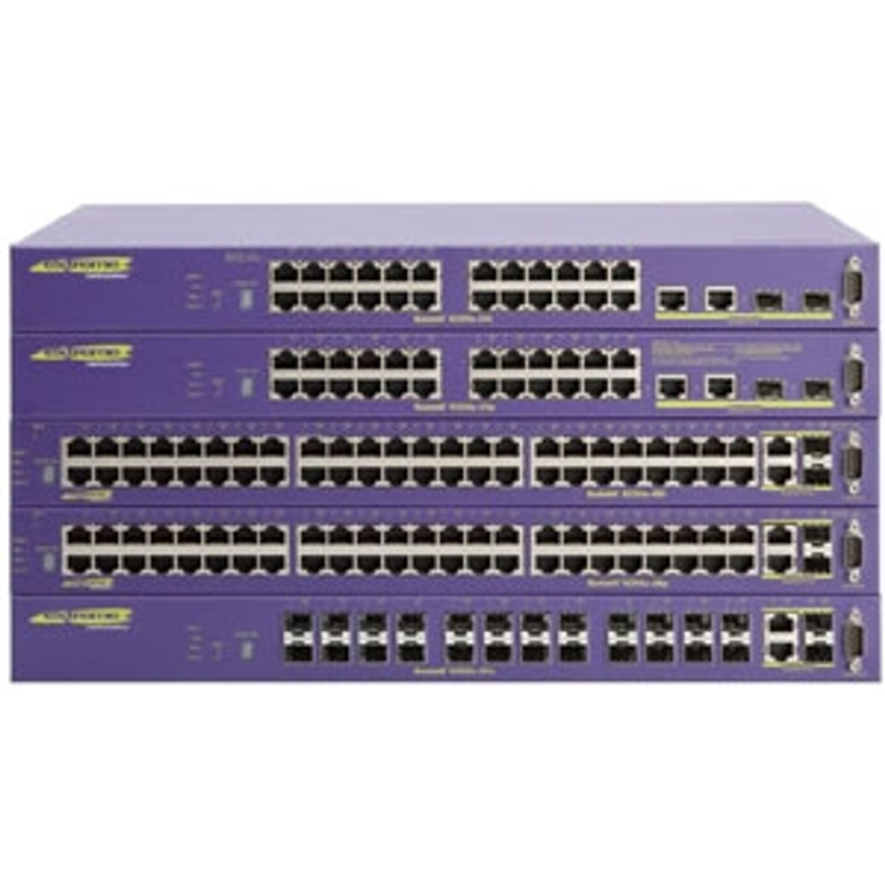 15121 Extreme Networks Summit X250e-24t Layer 3 Switch 2 x SFP (mini-GBIC) Shared 24 x 10/100Base-TX LAN, 2 x 10/100/1000Base-T LAN (Refurbished)