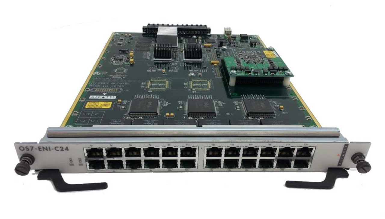 OS7-ENI-C24 Alcatel-Lucent Omniswitch 7800 24 Port 10/100Base-T Ethernet Module (Refurbished)