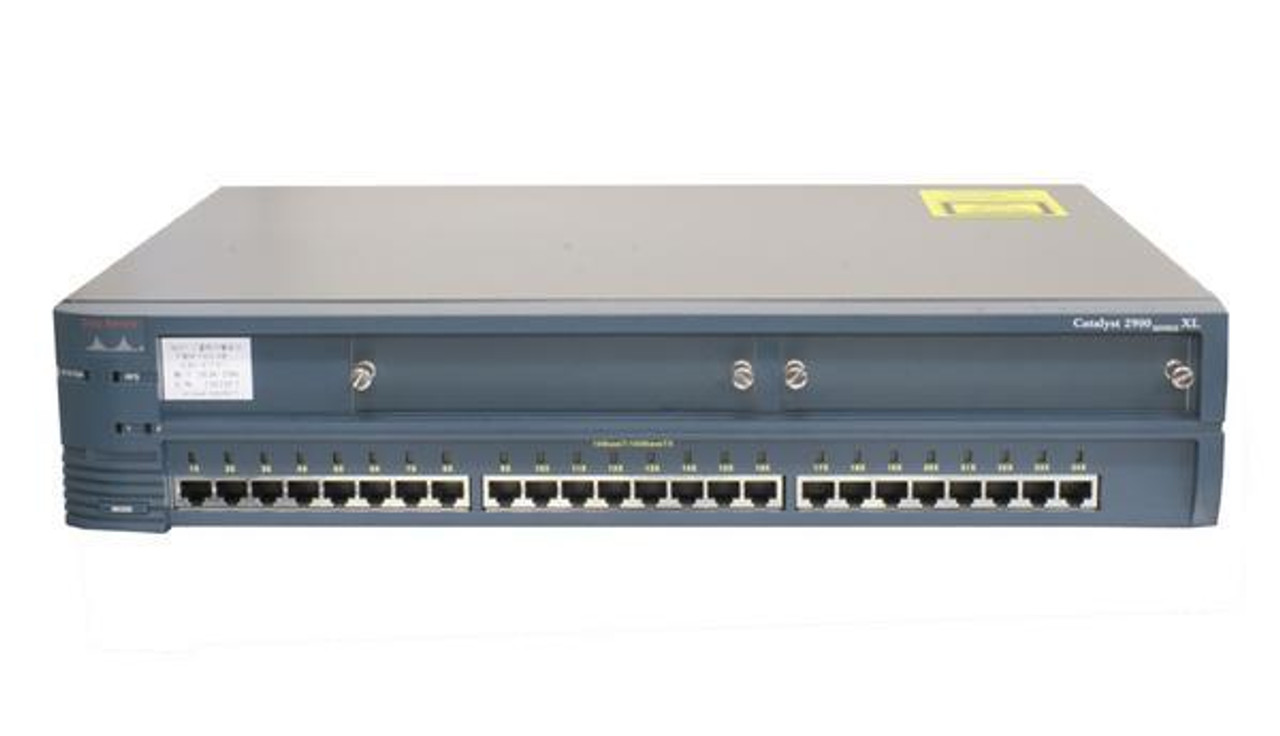 WS-C2924M-XL-A Cisco 24-Ports 10/100 Switch for Catalyst 2900 Series XL (Refurbished)