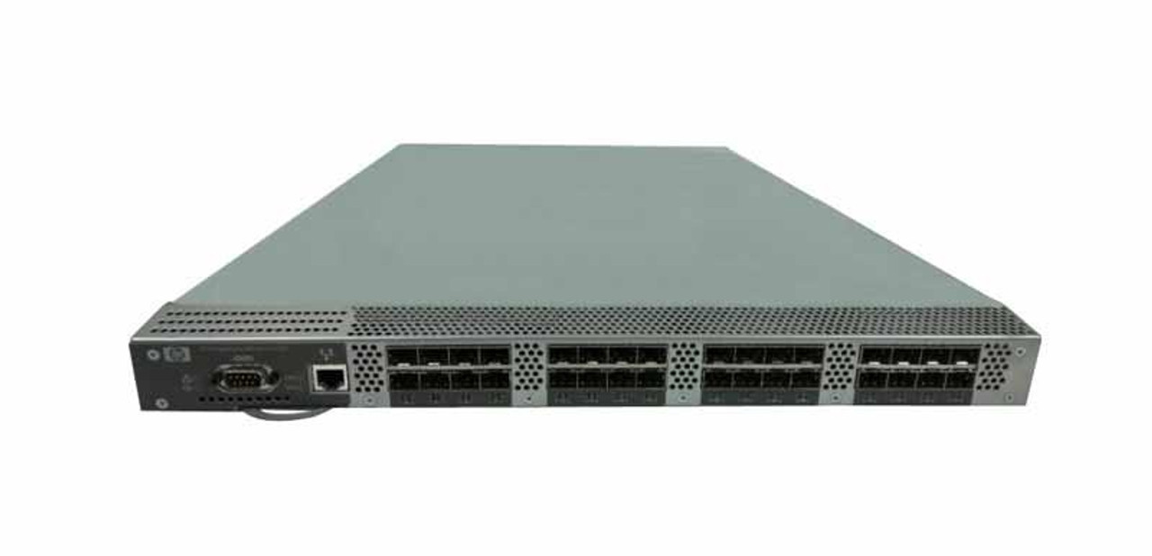 411847-001 HP StorageWorks 4/32 Base SFP SAN Ethernet Switch Rackmountable 1U (Refurbished)