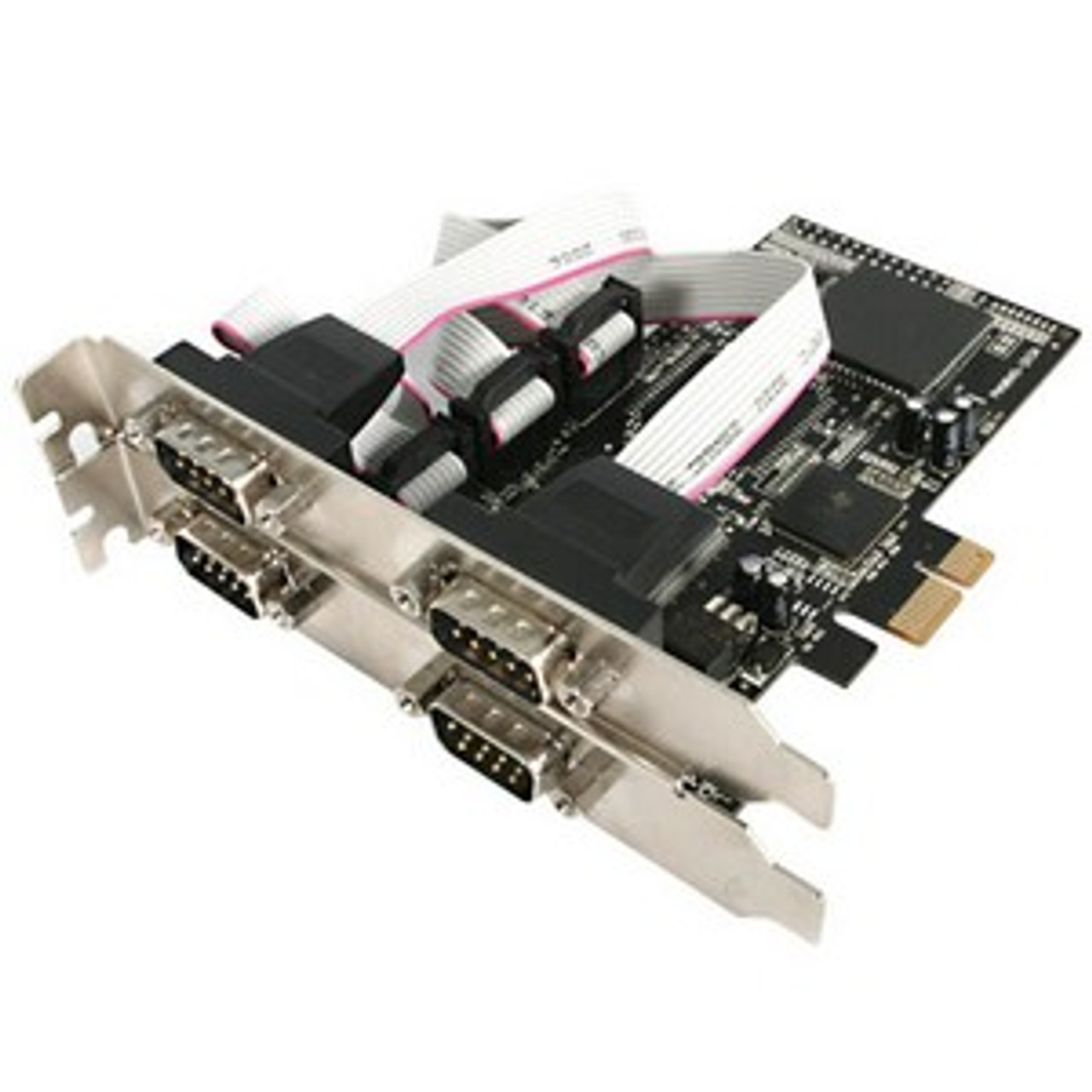 PEX4S550 StarTech 4-Port DB-9 PCI Express Serial Plug-in Adapter Card