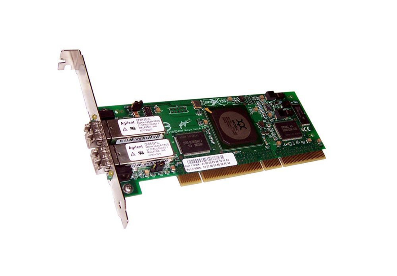 FC501040930F Qlogic Dual-Ports LC 2Gbps Fibre Channel PCI-X Host Bus Network Adapter for HP Compatible