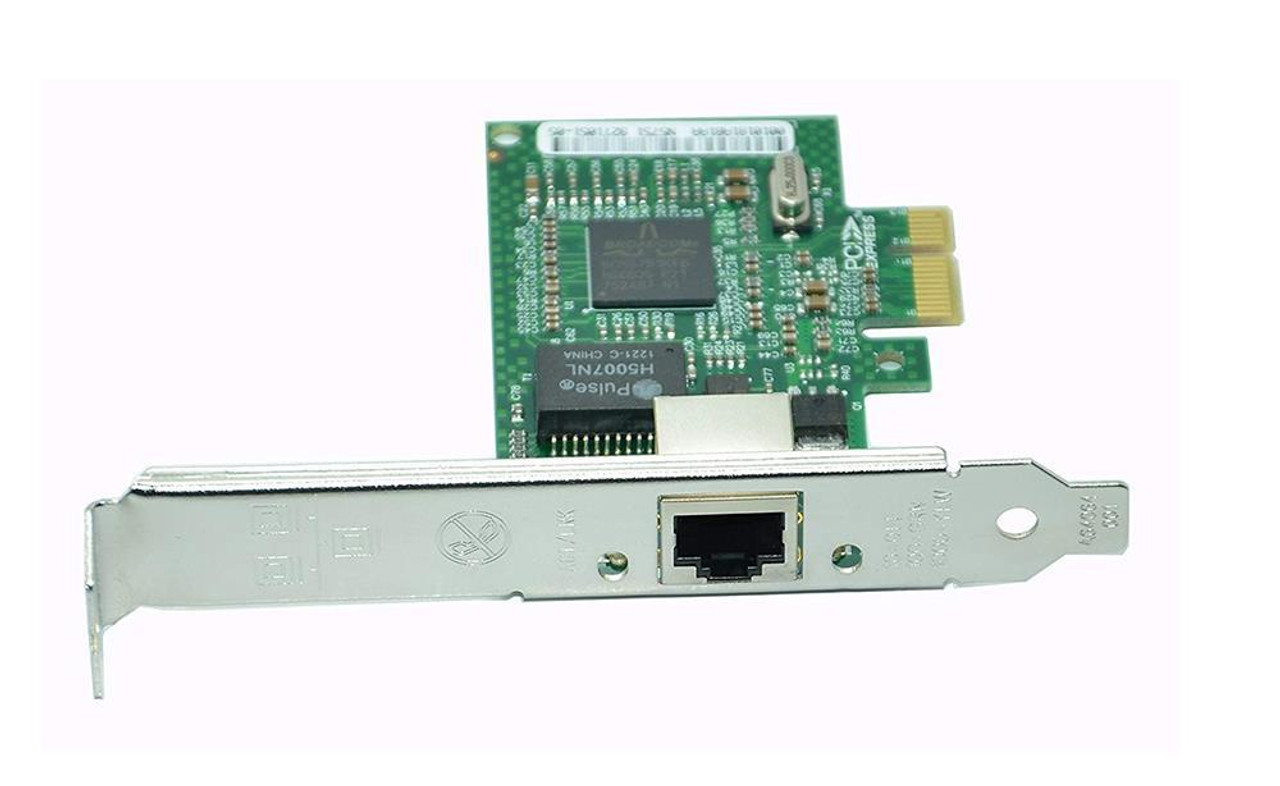 BCM5751FKFB-P21 HP Broadcom Single-Port RJ-45 1Gbps 10Base-T/100Base-TX/1000Base-T Gigabit Ethernet PCI Express Network Adapter