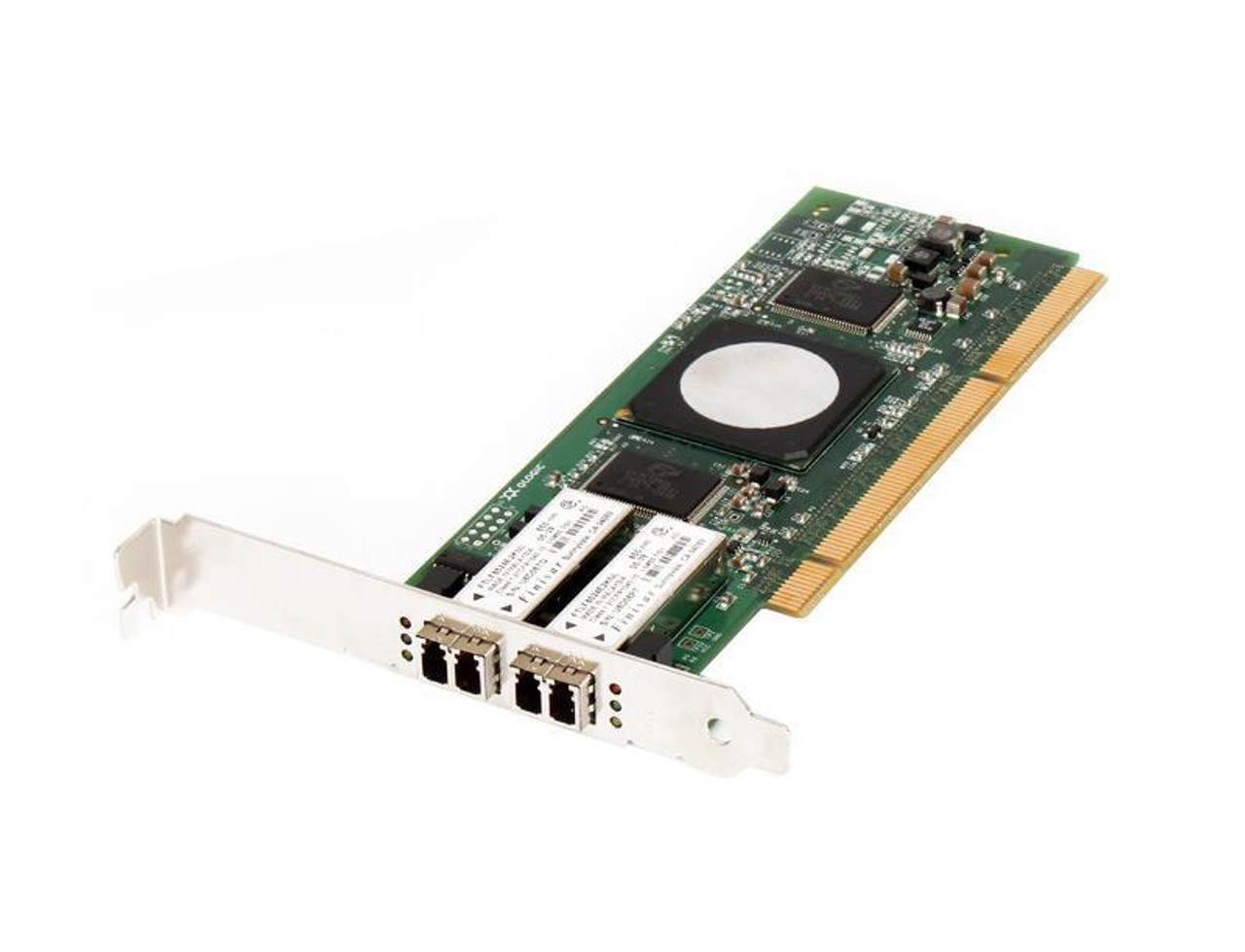 QLA2462ELP QLogic SANblade Dual-Ports LC 4Gbps Fibre Channel PCI-X Host Bus Network Adapter