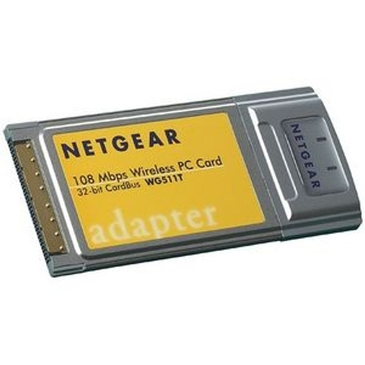 WG511TNAR NetGear WG511T 108Mbps Wireless CardBus Card (Refurbished)