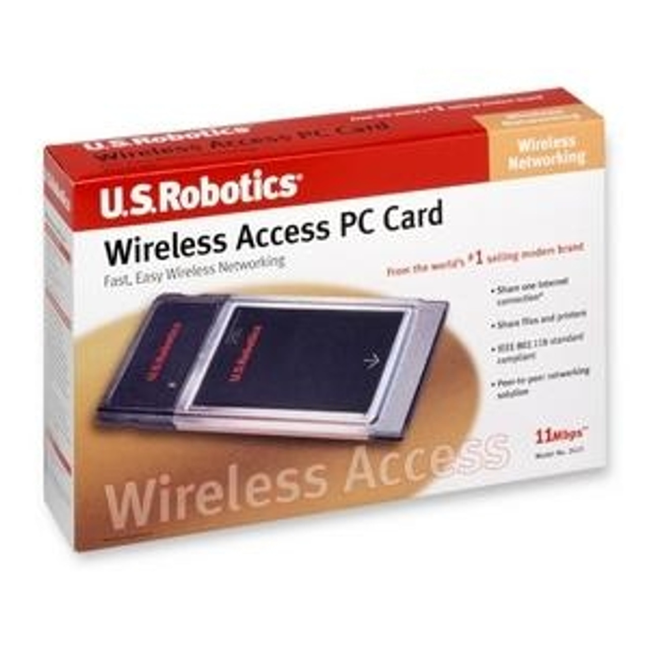 USR2410 U.S. Robotics 11Mbps Wireless Access PC Network Card