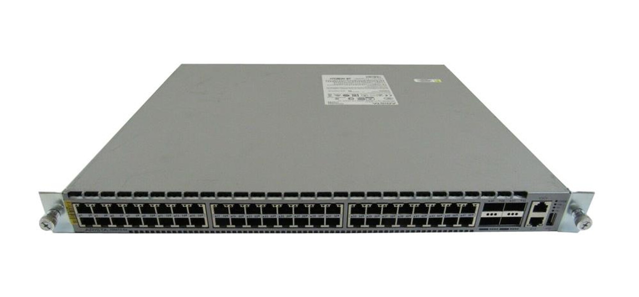 DCS-7050TX-64# Arista Networks 7050X 48x RJ45 (1/10GBASE-T) and 4x QSFP+ Switch (Refurbished)