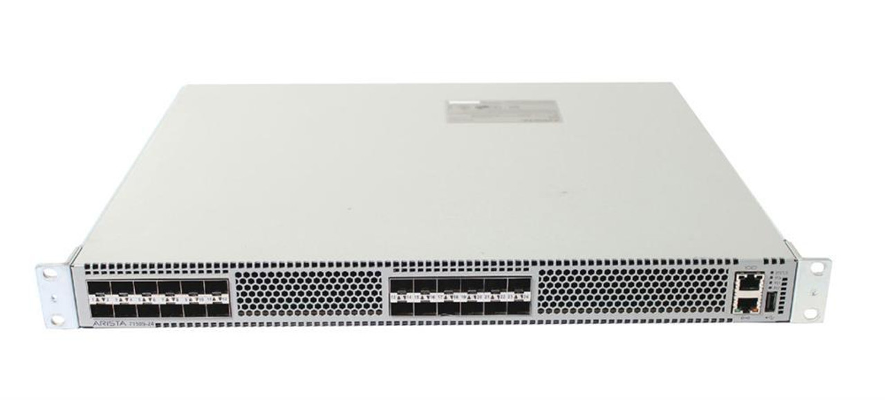DCS-7150S-24-CLD# Arista Networks 7150S 24x 10GbE (SFP+) Switch with 2xC13-C14 cords (Refurbished)
