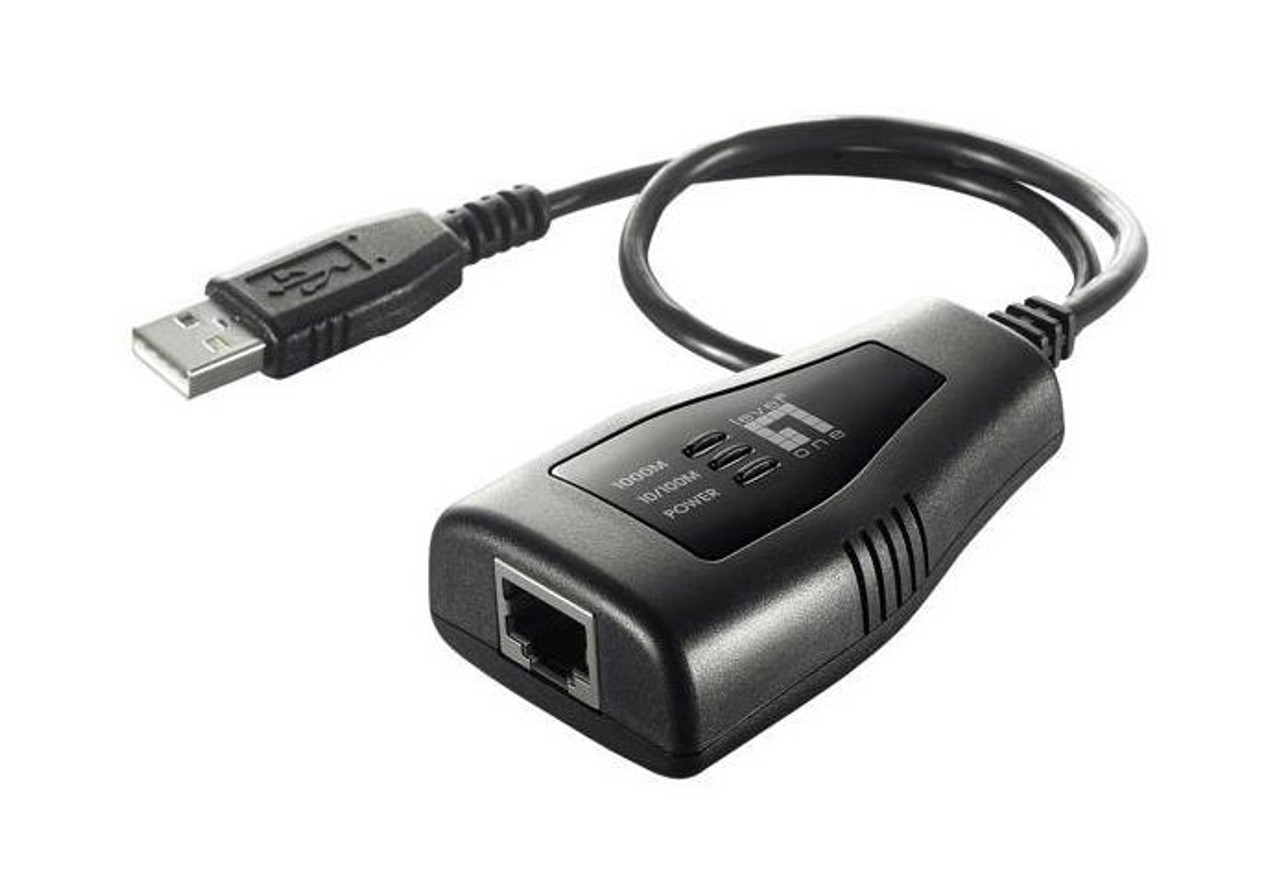 USB-0201 LevelOne Gigabit Ethernet Adapter USB 1 x RJ-45 10/100/1000Base-T