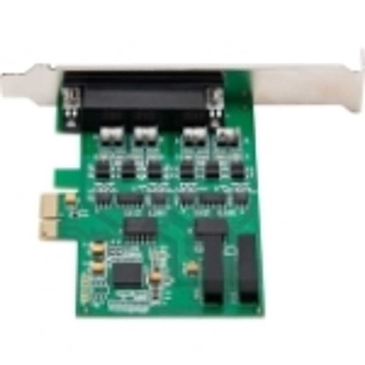 SI-PEX15043 IO Crest PCI Express Serial Card PCI Express 2.0 x1 2 x DB-9 Male RS-232 Serial Via Cable Plug-in Card