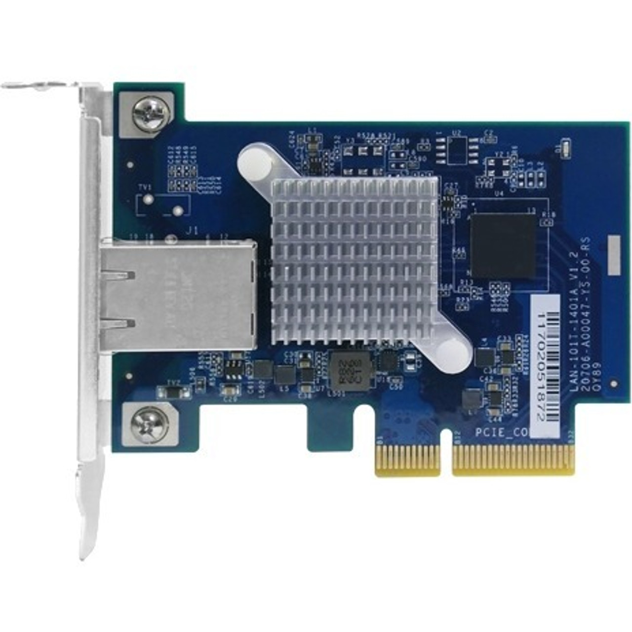 LAN-10G1TA QNAP Single-Port (10GBase-T) 10GBe Network Expansion Card, PCIE GEN2 X4 PCI Express 2.0 x4 1 Port(s) 1 Twisted Pair