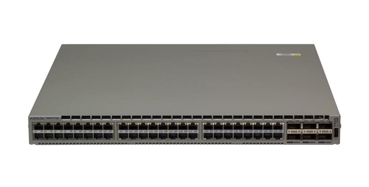 DCS-7050TX-72Q Arista Networks 7050X 48X Rj45 (1/10Gbase-T) And 4X Qsfp+ Switch (Refurbished)