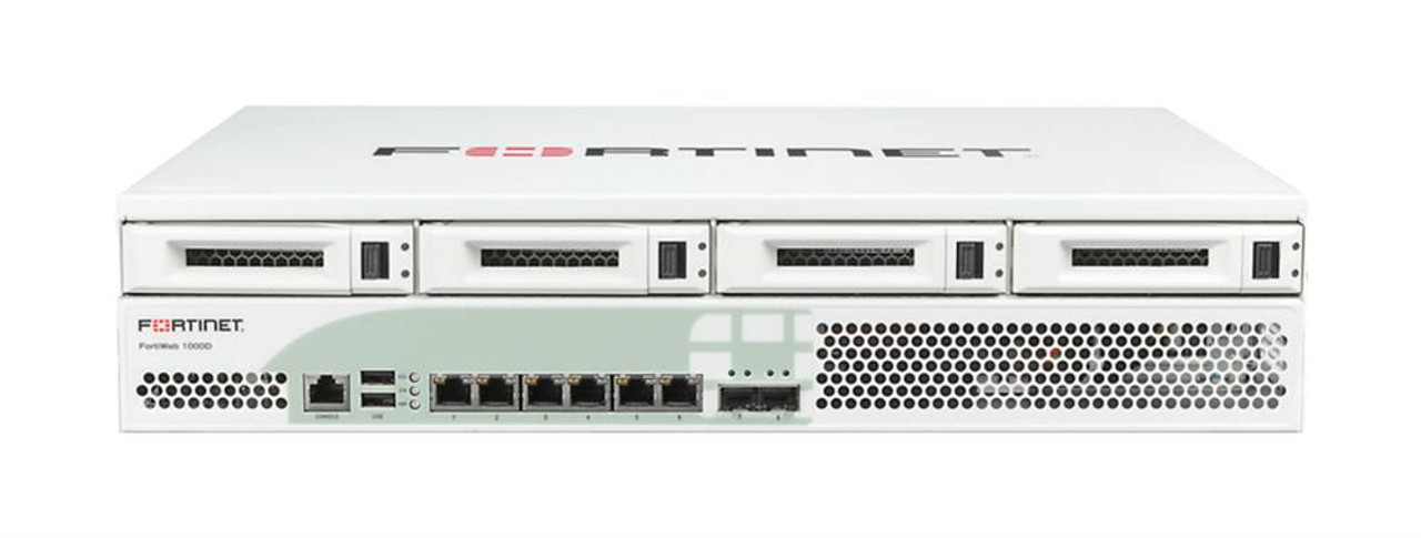 FWB-1000D-NFR Fortinet FortiWeb 1000C Four 10/100/1000 Ports (Refurbished)