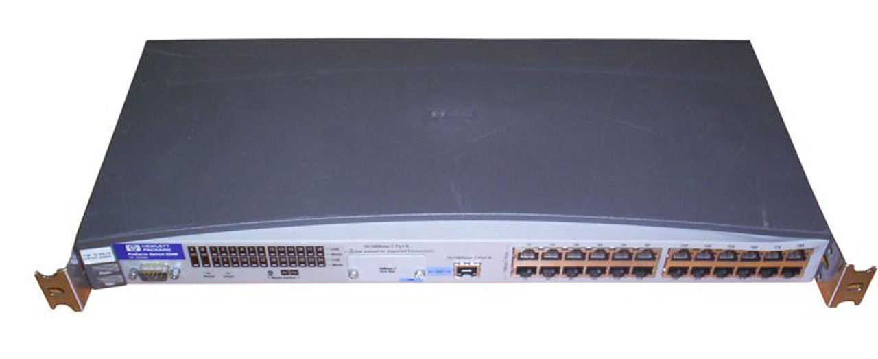 J3299-69001 HP ProCurve 224M 24-Ports 10/100Base-T RJ-45 Managed Fast Ethernet Switch (Refurbished)